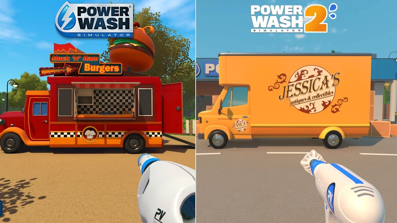 Power Wash Simulator VS Power Wash Simulator 2 | Details Comparison