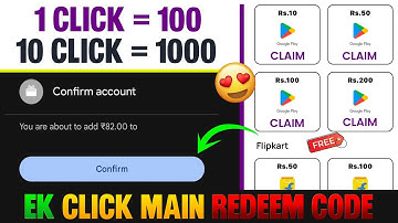 NEW TRICK CLICK करके FREE REDEEM CODE | Free Redeem Code App | Google Play Redeem Code | Redeem Code