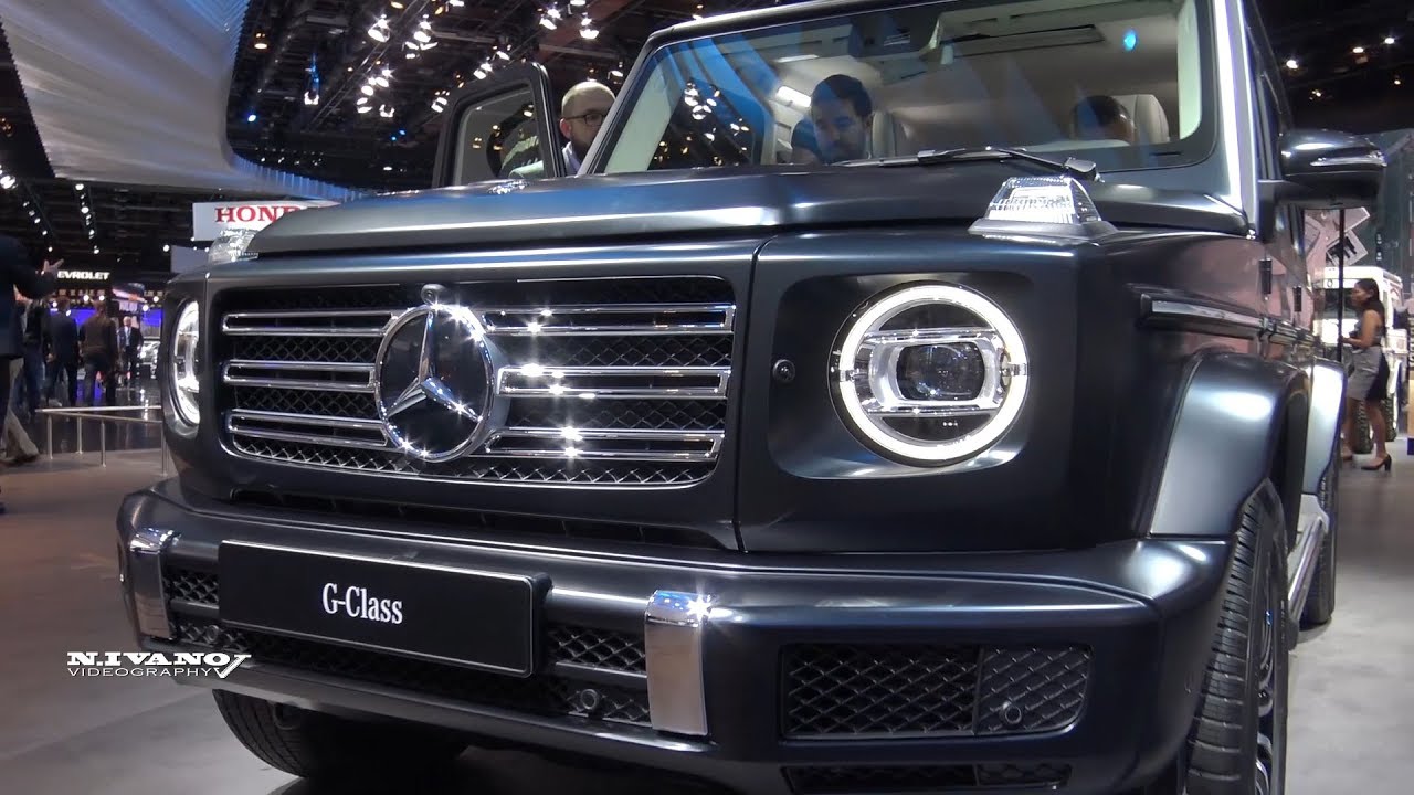 2019 Mercedes G Glass 500 Exterior And Interior Walkaround 2018 Detroit Auto Show