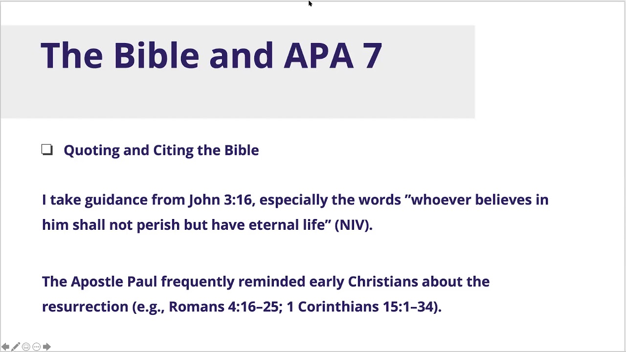 in text citation king james bible apa