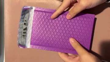 GSSUSA Purple Bubble Mailers 4x8