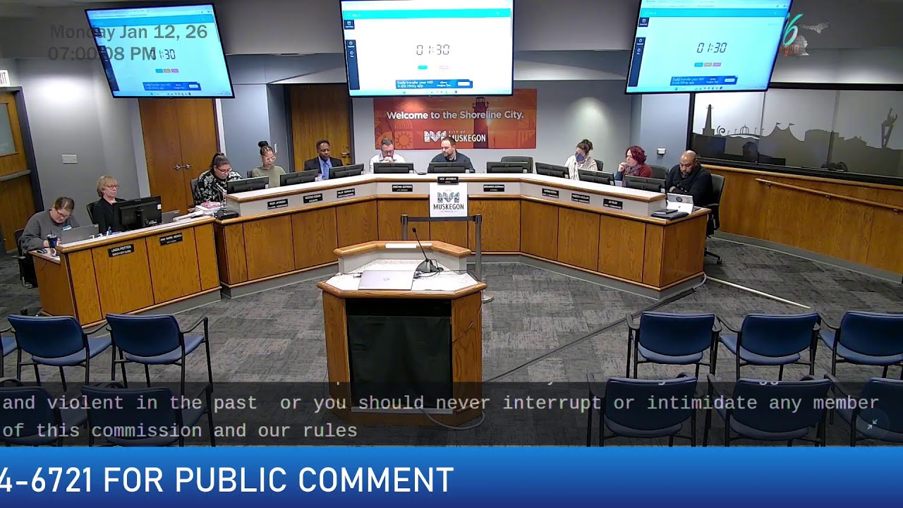 01-12-26 City Of Muskegon Commissioners Work Session