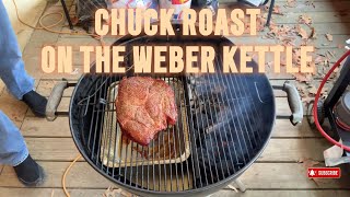 Smoked Chuck Roast on the Weber Kettle with Spider Grills Venom