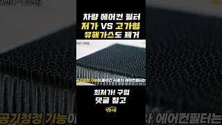 저가 VS 고가 에어컨 필터? 뜯어보니! 새로운 콜게이트 필터 구입하세요! #shorts #에어컨필터 #불스원필터