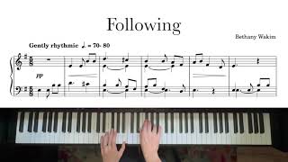 Following - a prepositional prelude