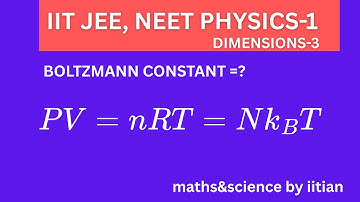 🔥 "Boltzmann Constant Explained in 10 Minutes | JEE & NEET Physics 2026 Must-Know Concept!"