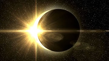 After effects Eclipse Effect With Sun and Planet HD - Space Objects