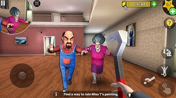 Scary Teacher 3D_New updater-New fun video everyday , gameplay walkthrough  part 720 ( android, ios)