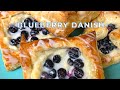 Easy Blueberry Danish Recipe | Make a Puff Pastry Danish Recipe in 30 minutes