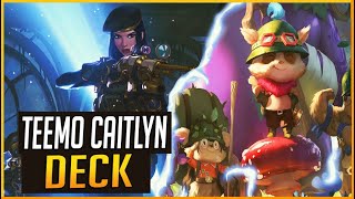 NEW INSANE EXPANSION IS HERE! Teemo Caitlyn Combo Deck - Legends of Runeterra 2.14