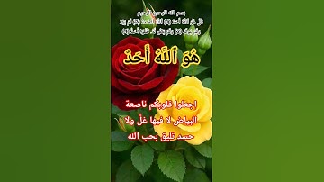 سورةالاخلاص#ikhlas #سورة_الإخلاص#الله#المصحف #allah #اكسبلور #duet #دويتو #تيك_توك #لايك#usatoday#uk