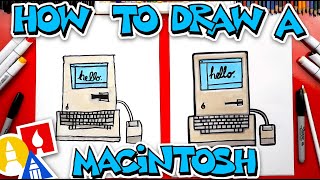 how to draw a vintage macintosh stayhome and draw withme