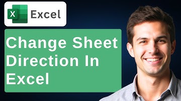 How To Change Default Sheet Direction In Microsoft Excel Left To Right/Right To Left [2025 Guide]