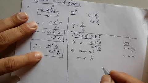 SJEC Lectures: Engineering Physics - Electrical Conductivity in Metal 5