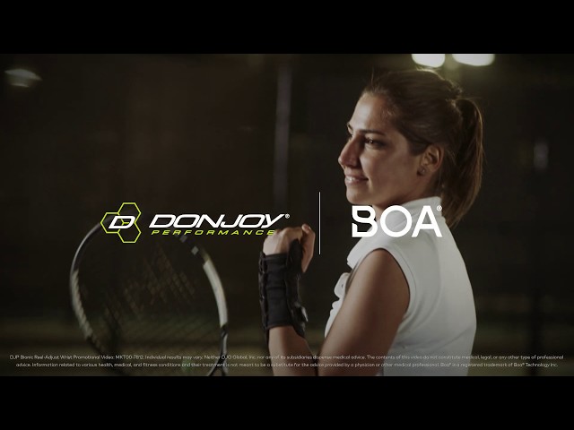 DonJoy® Performance Bionic™ Reel-Adjust Wrist Brace with the Boa® Fit System