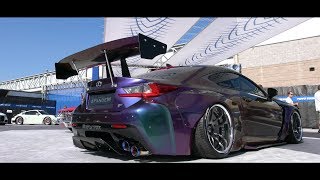 Rocket Bunny Pandem Lexus RCF | ARMYTRIX | Work Wheels | Toyo Tires | SEMA 2017 Customer Spotlight
