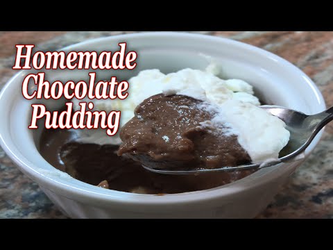 Homemade Chocolate Pudding