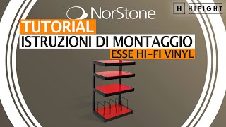 NORSTONE ESSE VYNIL NERO MOBILE PER ELETTRONICHE CON RIPIANO VINILI SI –  Audioevolutionhifi