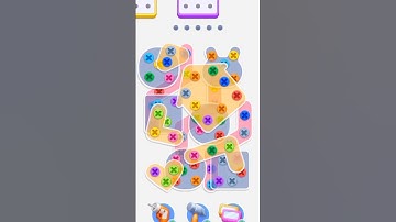 Is not hard level but why so difficult ?! Screw Match Level 129 #braingames #puzzle #games