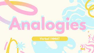 Step-by-Step Guide to NMAT Analogy Questions