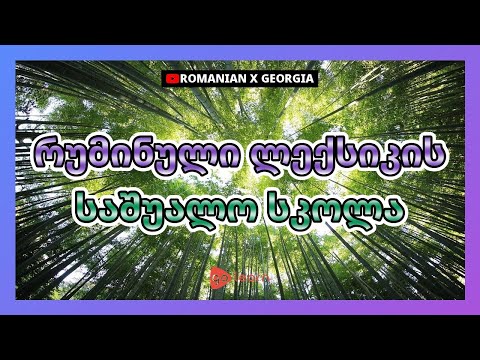 რუმინული ლექსიკის საშუალო სკოლა | Golearn