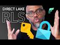 Leverage rls with direct lake in microsoft fabric without access to onelake