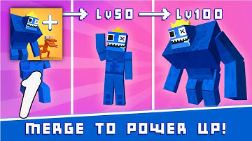 Merge Run Rainbow Gameplay Walkthrough Part 1 (Android, IOS)