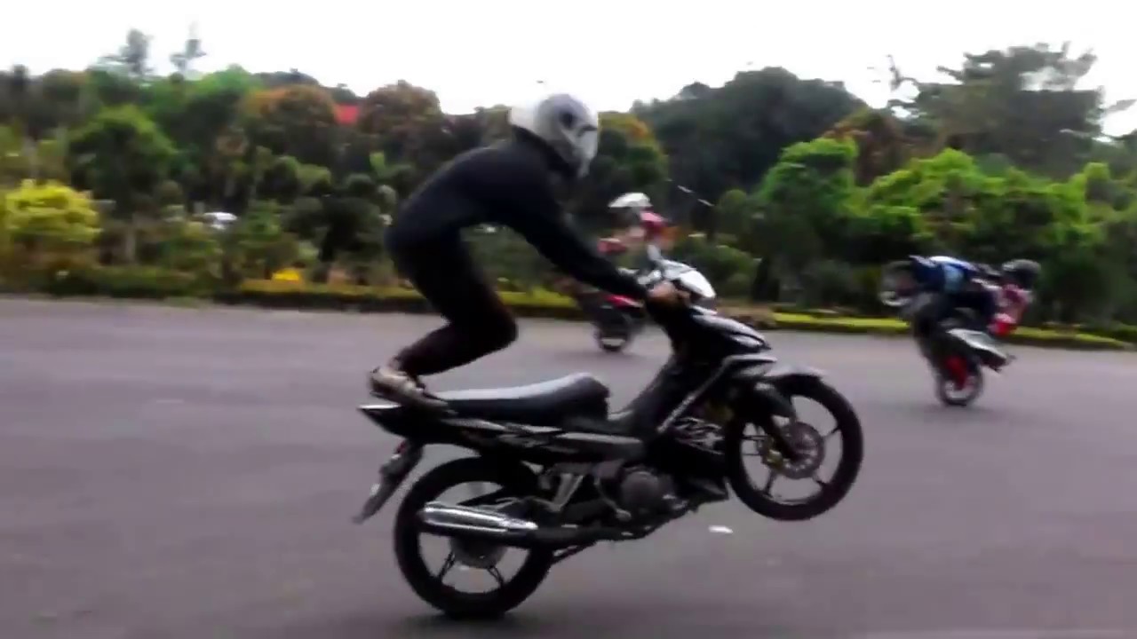 Belajar Freestyle Dari Motor Bebek Jupiter Mx YouTube