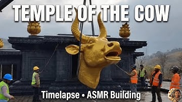 Building a Giant Cow Temple — Unreal Timelapse Construction (Pure ASMR)