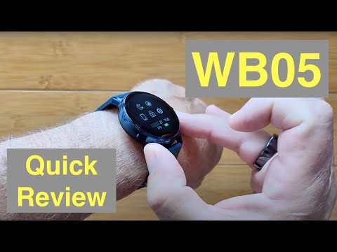 CORN WB05 Bluetooth Call 90 Days Standby IP67 Waterproof 390 X 390 AMOLED Smartwatch: Quick Overview