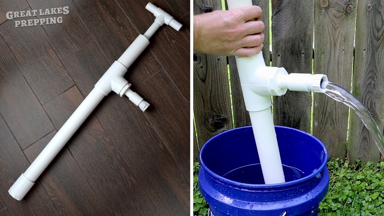 How to Make a Simple & Strong PVC Water Pump (DIY manual hand pump