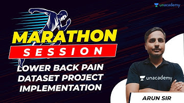 Lower Back Pain Datasets Project Implementation | Marathon Session | GATE CSE 2021 Exam | Arun Sir