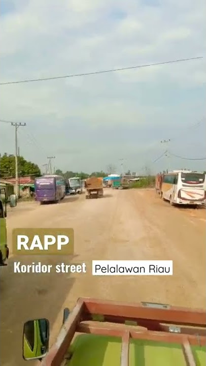 RAPP Koridor street, Pk. Kerinci, Pelalawan Riau