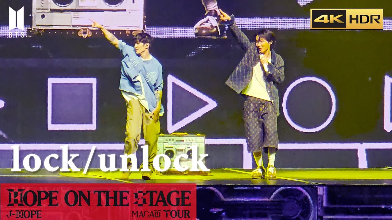 [4K] lock/unlock : j-hope | Macau | D2 | 202505