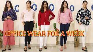 MONDAY TO FRIDAY OFFICE OUTFIT IDEAS| WESTERN AND COMFORTABLE | KRISHNA ROY MALLICK