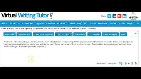 Learn Pronunciation with the Virtual Writing Tutor Grammar Checker