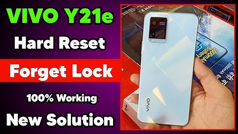 Vivo Y21e Hard Reset | Vivo (V2140) Pattern, Pin, Fingerprint Lock Remove | How to Unlock Vivo Y21