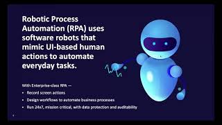 1.26.2021 -  Vivit NE User Groups   Micro Focus Robotic Process Automation – Beyond the Basics