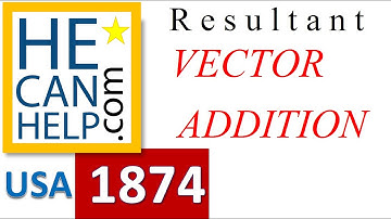 1874 {HECANHELP.COM} Resultant Vector Components Math Physics Magnitude Direction Angle tan inverse