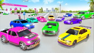 Trò chơi đậu xe ô Tô _ trạm xăng mô phỏng * Gas Station car parking * Android GamePlay screenshot 1