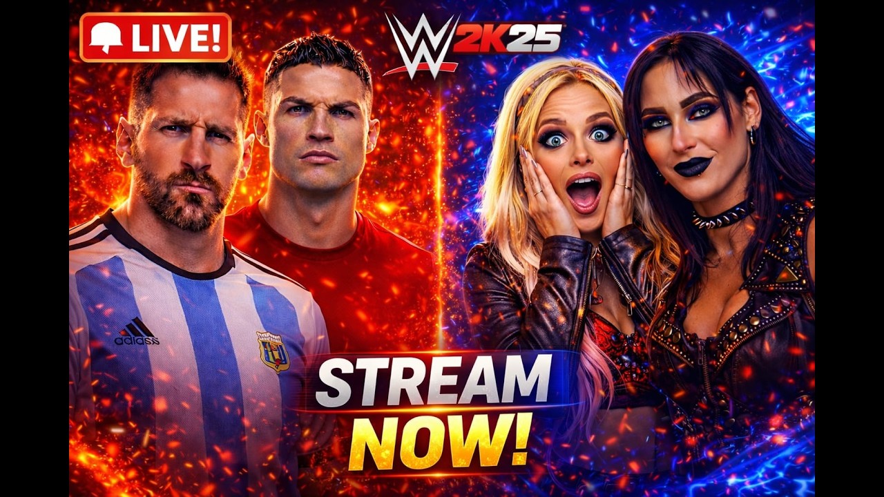 Ronaldo & Messi VS Liv & Rhea –  LIVE FIGHT DAY 1🔥 