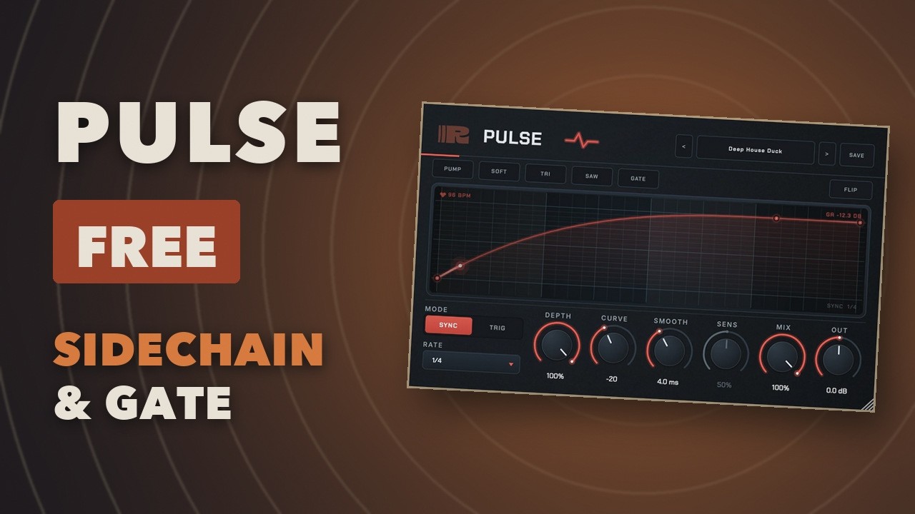 Watch Free Sidechain & Volume Shaper Plugin (VST3/AU) | Pulse by RIPPLES on YouTube Watch Free Sidechain & Volume Shaper Plugin (VST3/AU) | Pulse by RIPPLES on YouTube