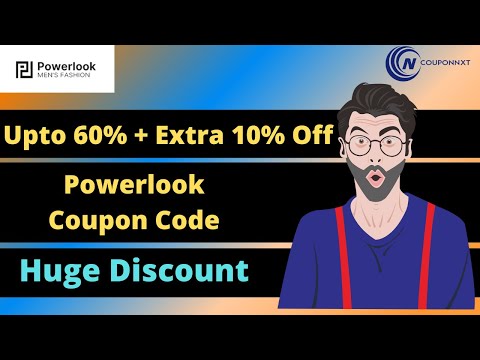Powerlook Coupon Code 2023| Extra 10% Off Men Fashion Promo Code | Powerlook Discount Code 2023