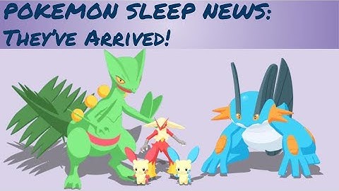 Breaking Pokemon Sleep News: Hoenn Starters (and Plusle and Minun) Have Arrived