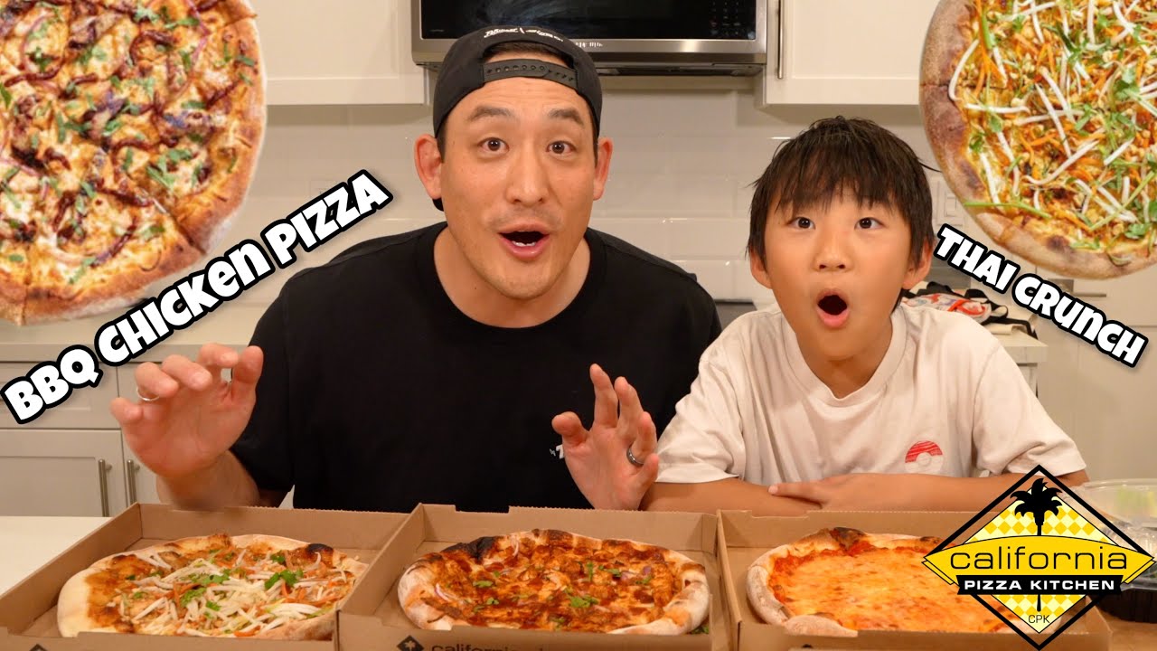 BBQ Chicken Pizza- Thai Crunch Pizza CPK