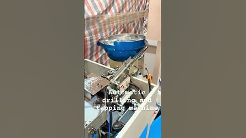 Automatic drilling and tapping machine#Automation of photovoltaic accessories#Aluminum processing