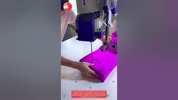 One Slice, Many Layers – Cloth Cutting Machine in Action! ✂️🧵