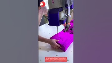 One Slice, Many Layers – Cloth Cutting Machine in Action! ✂️🧵