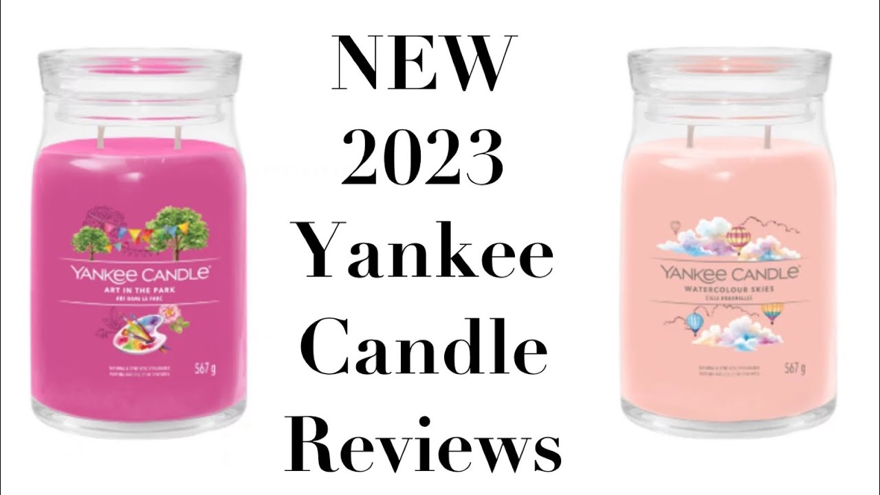 NEW 2023 Yankee Candle Reviews: Art in the Park & Watercolour