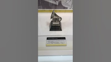Ikutaro Kakehashi and Dave Smith‘s Technical GRAMMY Award trophy